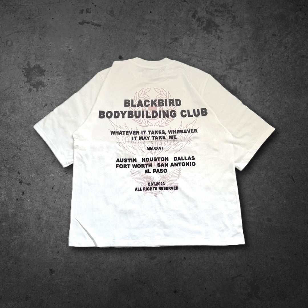 BLACKBIRD “Bodybuilding club” OVERSIZED TEE