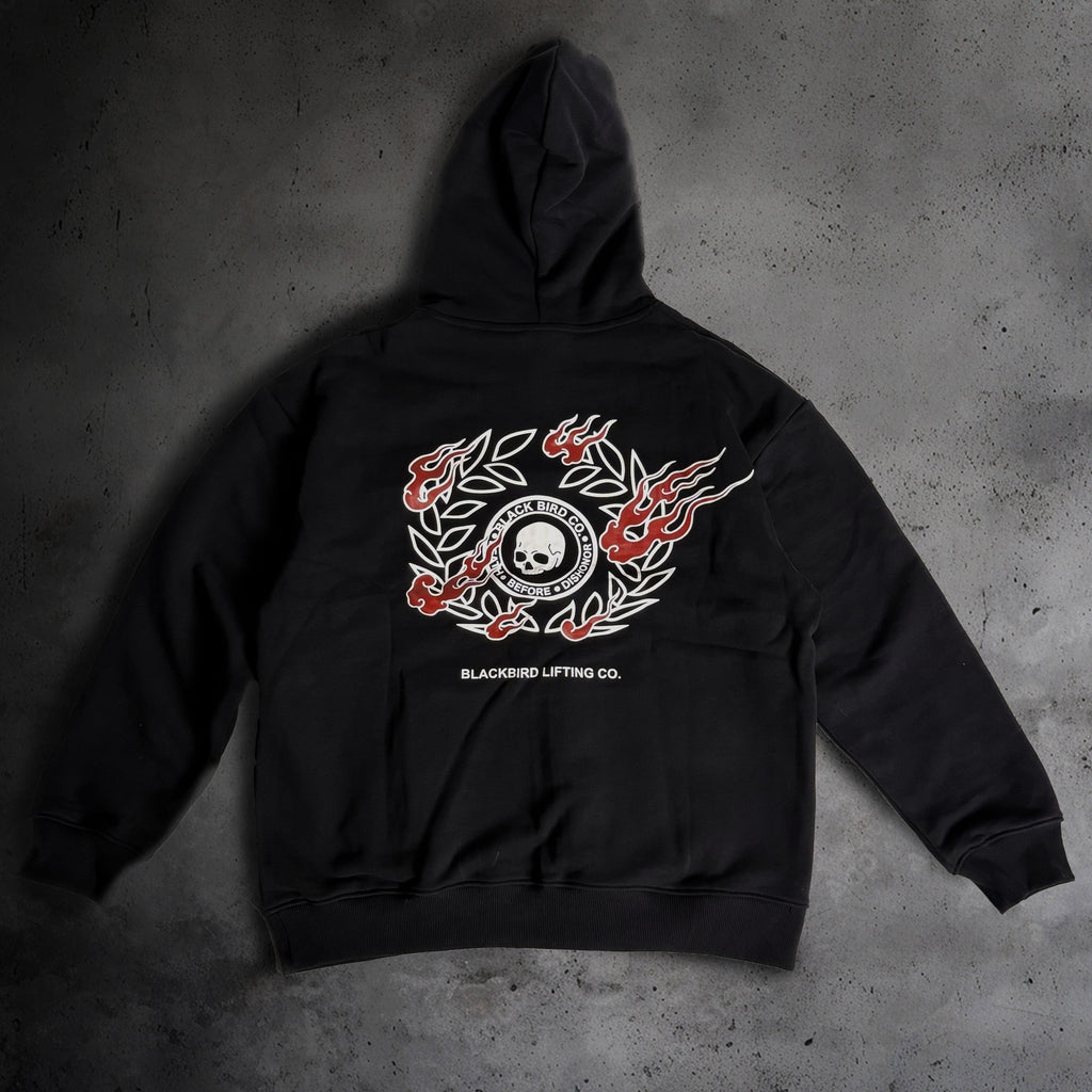 BREATHE FIRE "BLAZE" HOODIE BLACK