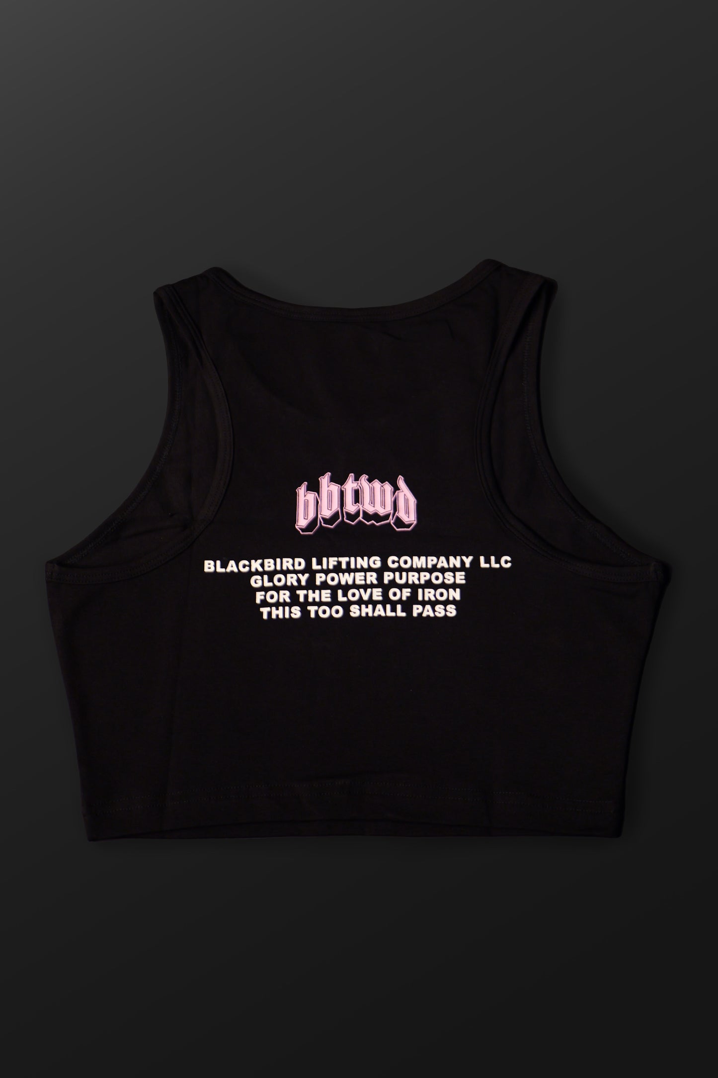 Blackbird Her "FTLOI" Cropped Tank