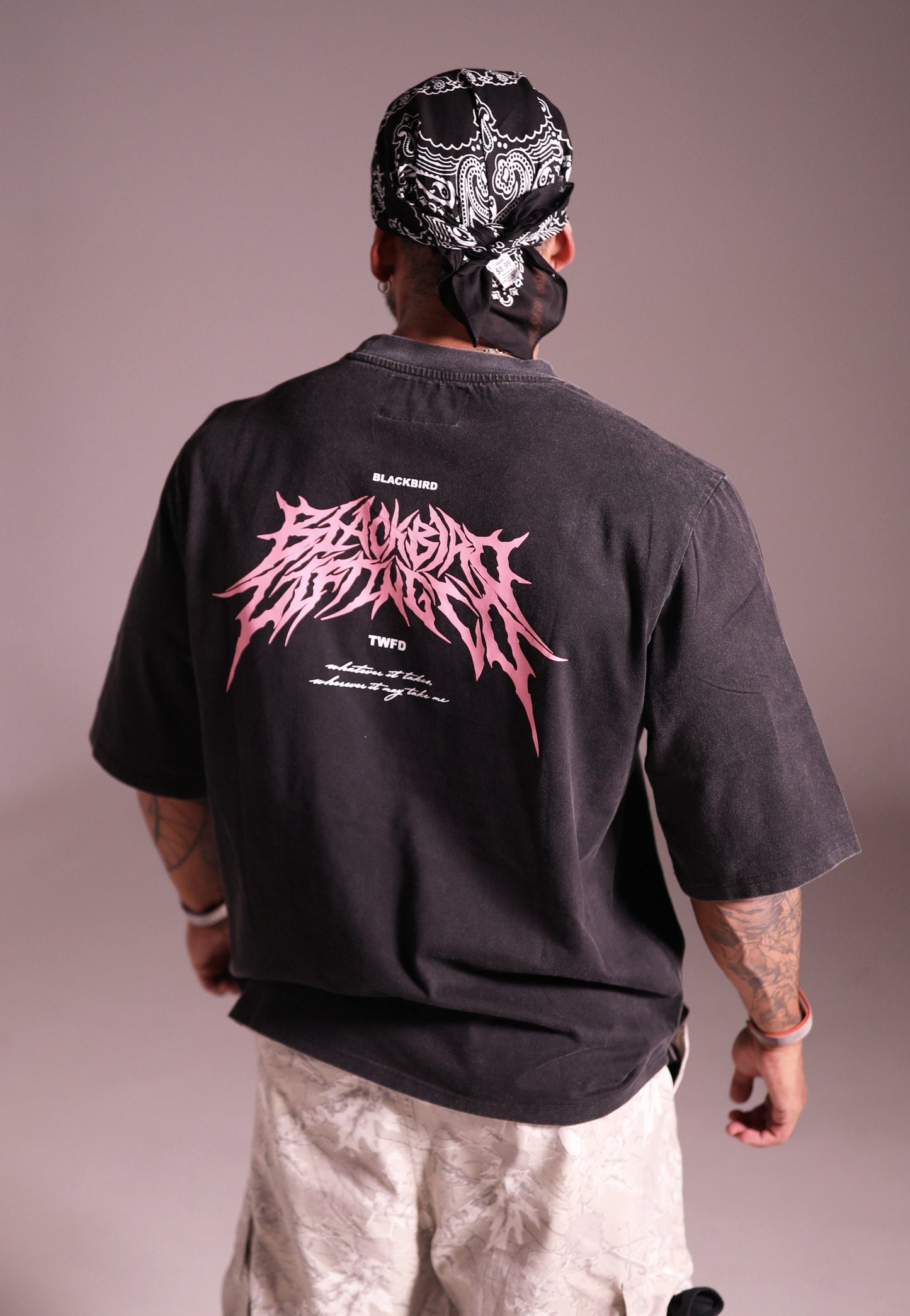 BLACKBIRD (whatever it takes) Oversized Tee