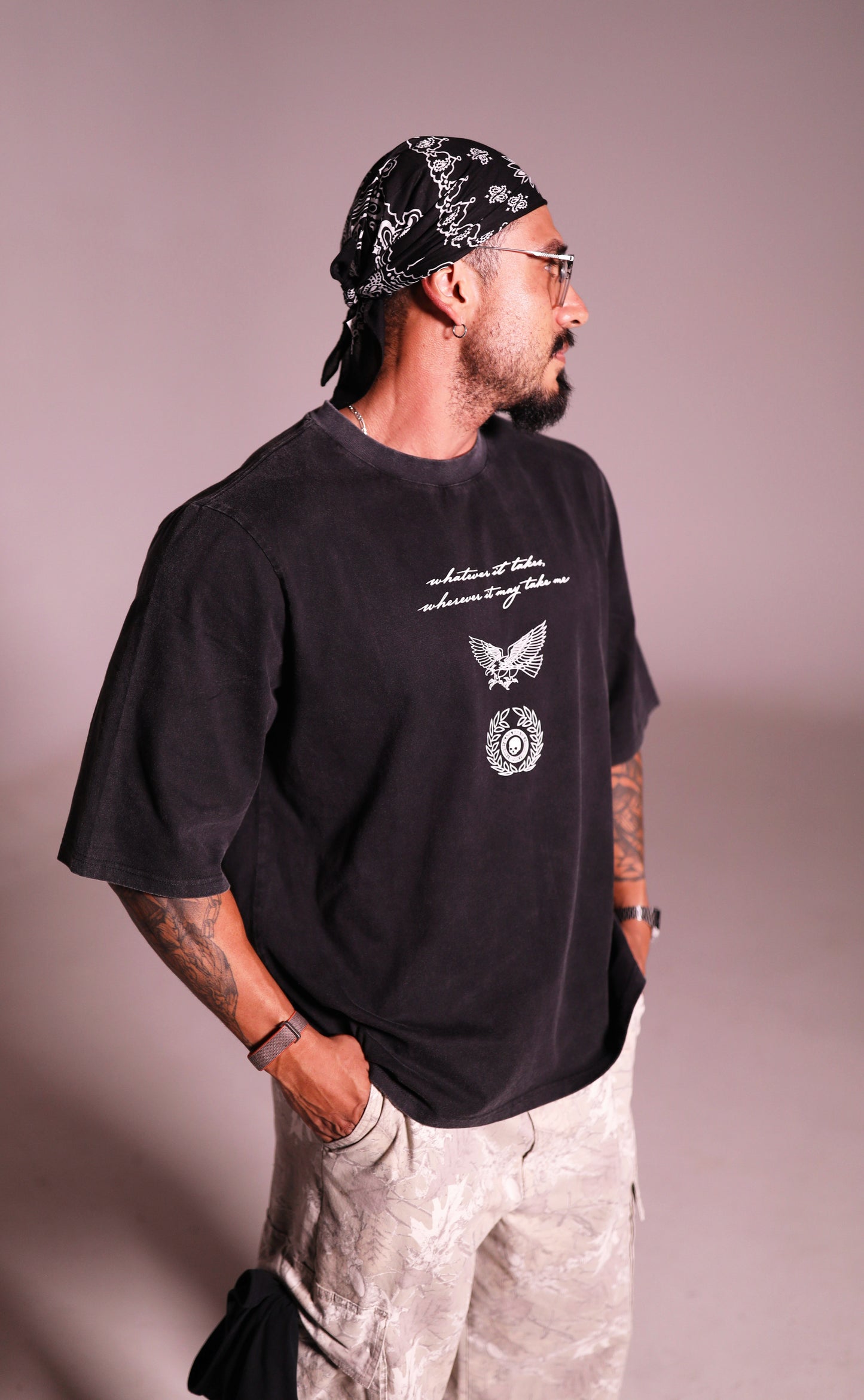 BLACKBIRD (whatever it takes) Oversized Tee