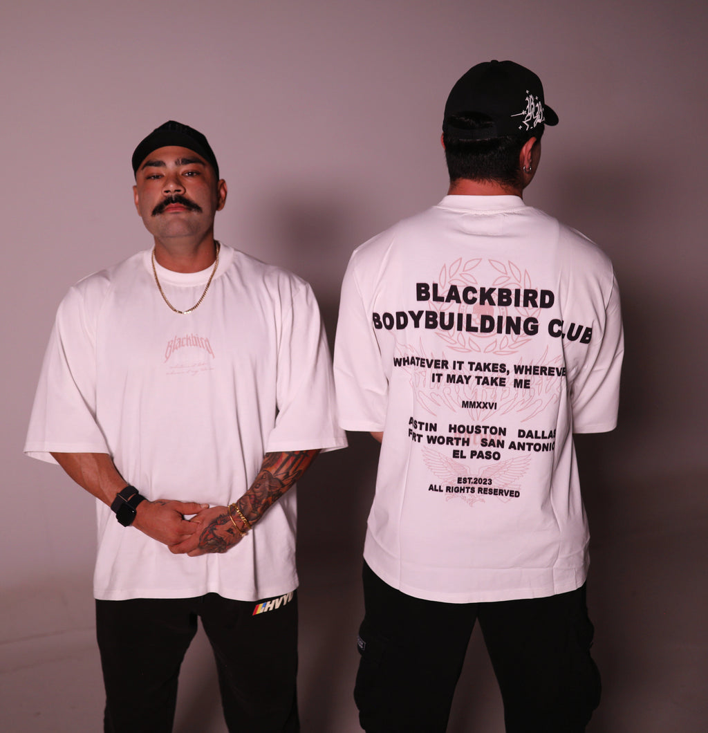 BLACKBIRD “Bodybuilding club” OVERSIZED TEE