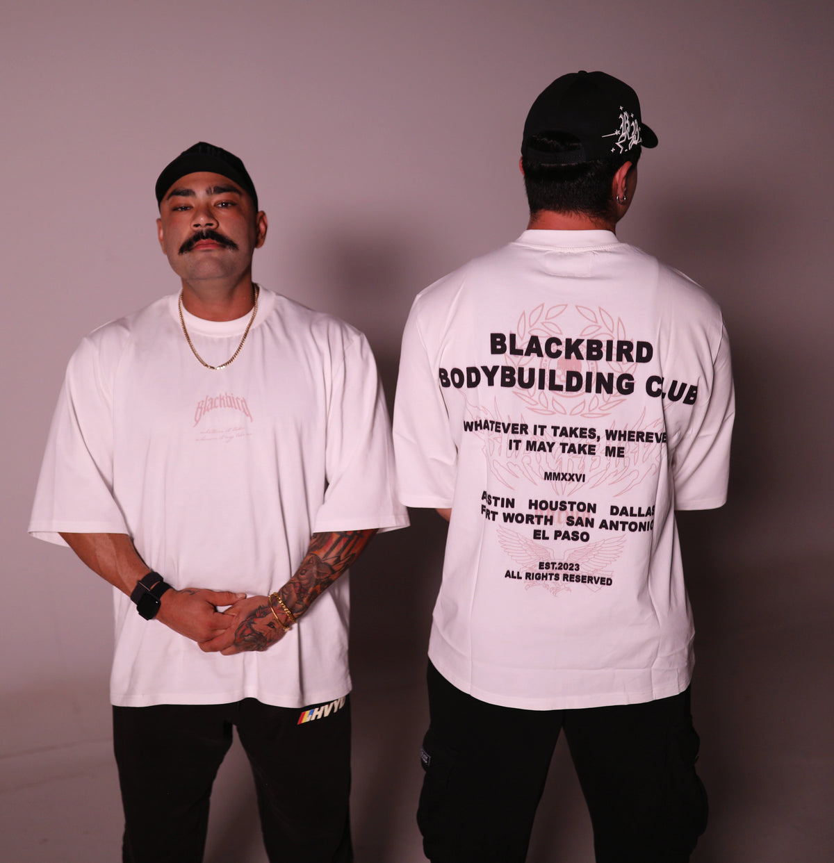 BLACKBIRD “Bodybuilding club” OVERSIZED TEE