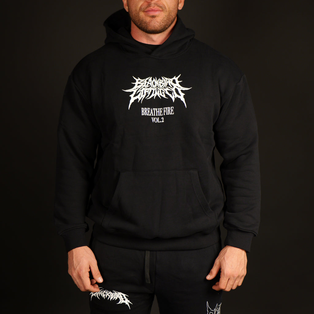 BREATHE FIRE "BLAZE" HOODIE BLACK