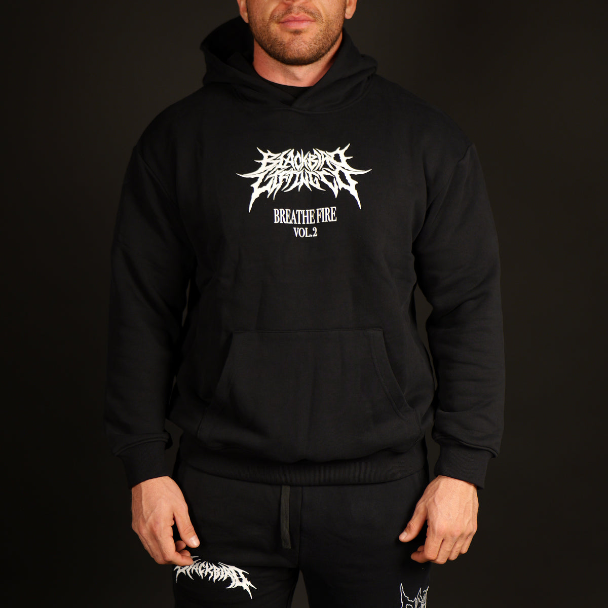 BREATHE FIRE "BLAZE" HOODIE BLACK