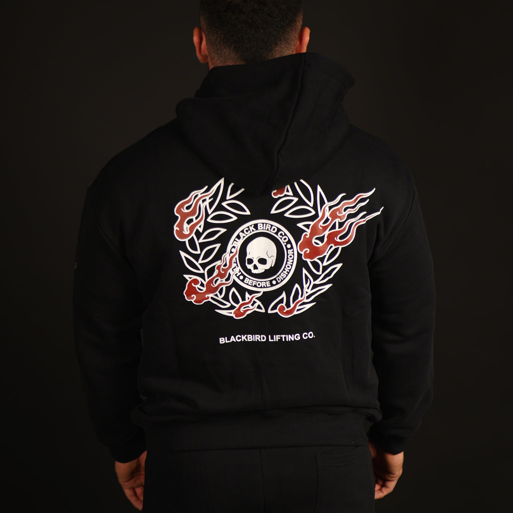 BREATHE FIRE "BLAZE" HOODIE BLACK