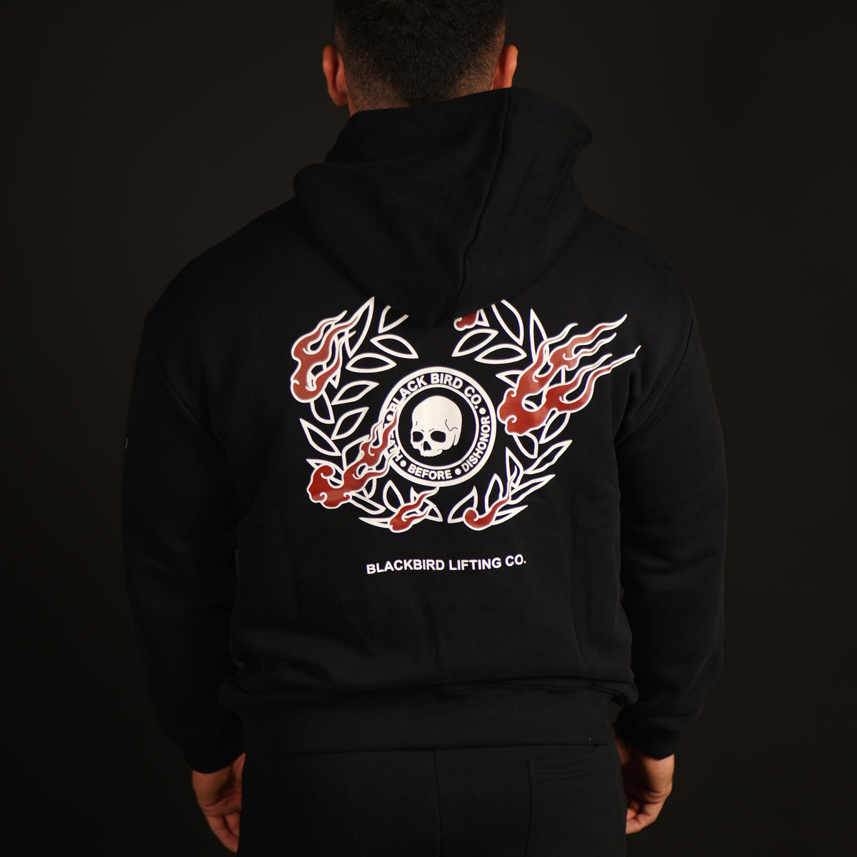 BREATHE FIRE "BLAZE" HOODIE BLACK