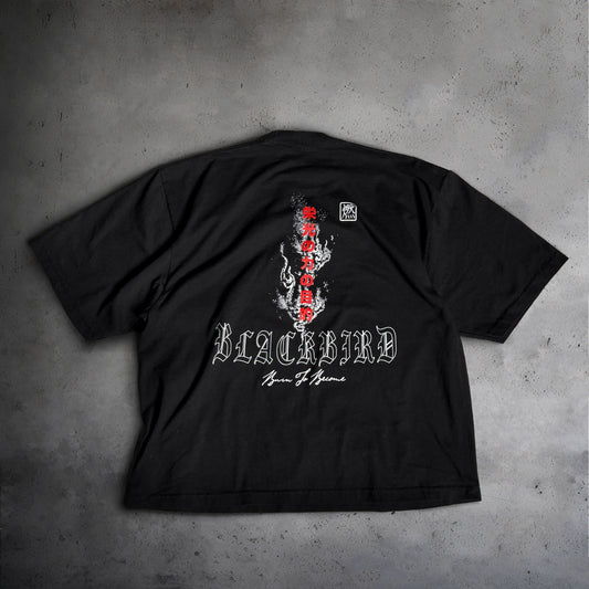 BREATHE FIRE "INFERNO" OVERSIZED TEE
