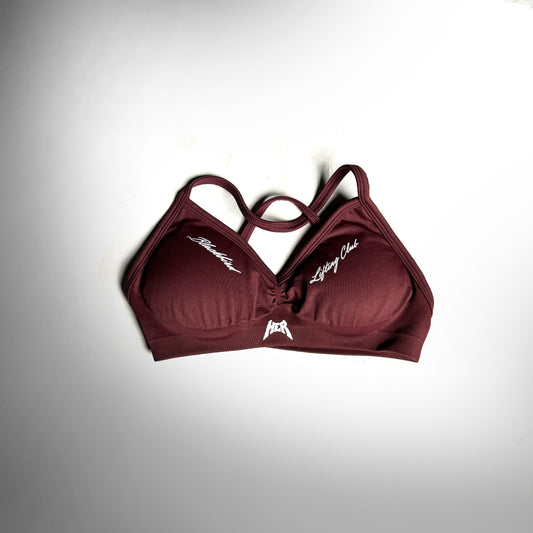 BREATHE FIRE "PHOENIX" BRA (MAROON)